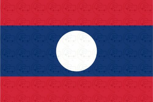 Laos Flag Sticker