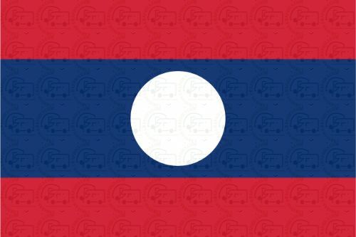 Laos Flag Sticker