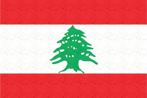 Lebanon Flag Sticker