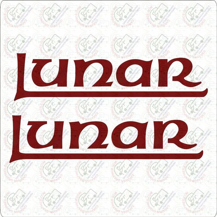 Old LUNAR caravan sticker