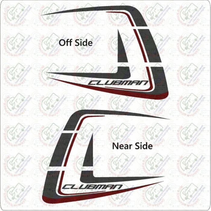 Lunar Clubman Window Surround Decal CG