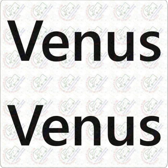 Lunar Venus Graphic stickers