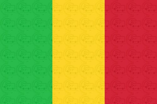 Mali flag sticker