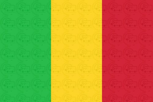 Mali flag sticker