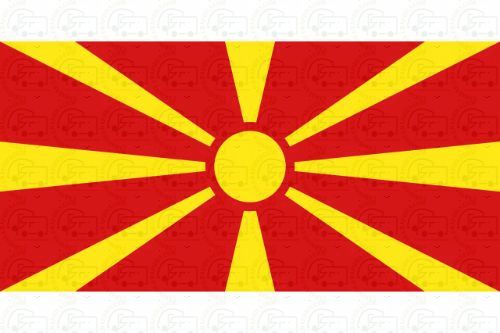 Macedonia Flag Sticker