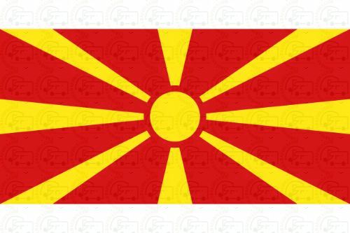 Macedonia Flag Sticker