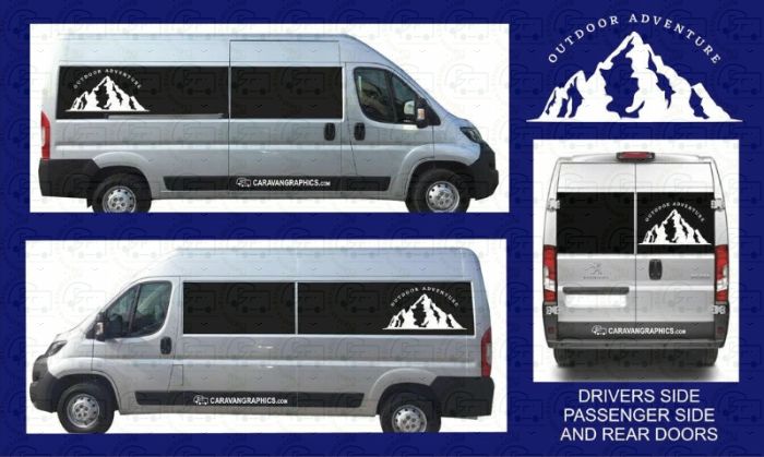 Self Build Campervan Stickers Design 16