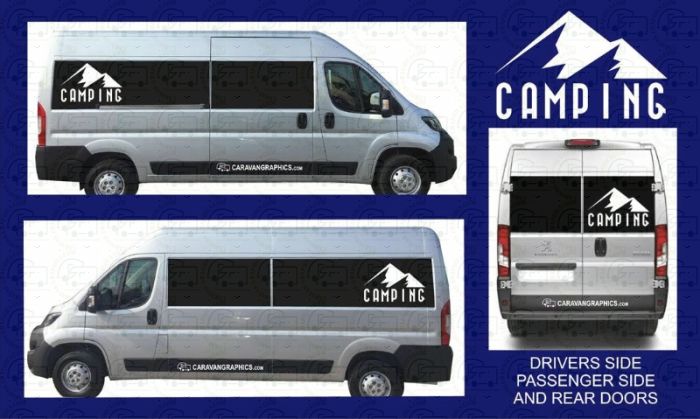 Self Build Campervan Stickers Design 18