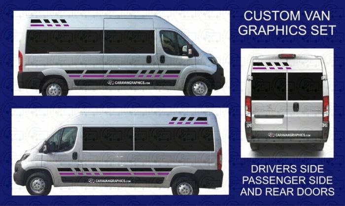 Self Build Campervan Stickers Design 3