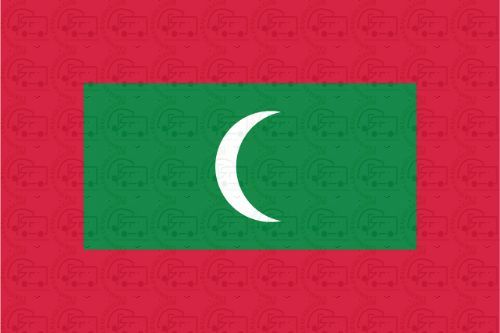 Maldives Flag Sticker