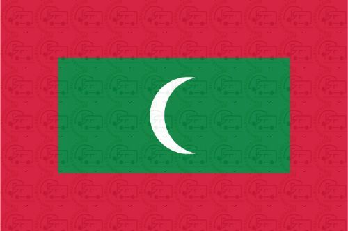 Maldives Flag Sticker