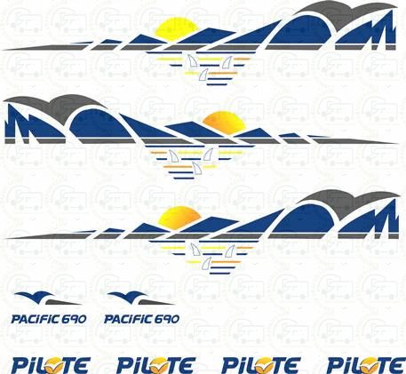 Pilote 690 Full Graphics set