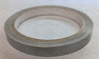 10m of silver 10mm tape