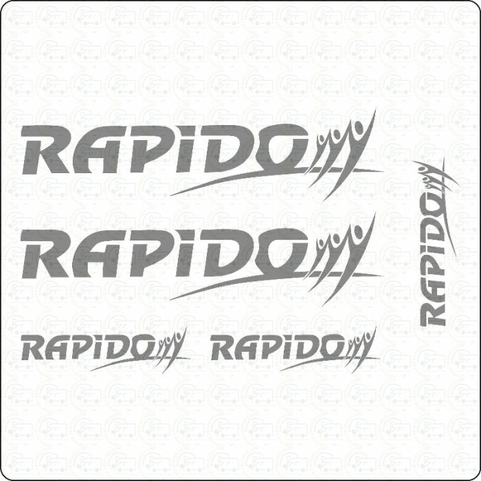Rapido Motorhome Sticker/Decal Kit 5 Piece