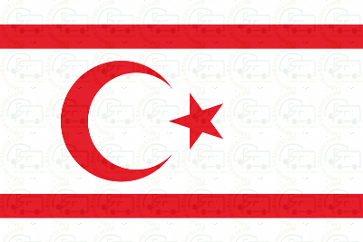 Republic of Northern Cyprus flag sticker