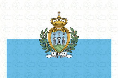 San Marino Flag Sticker