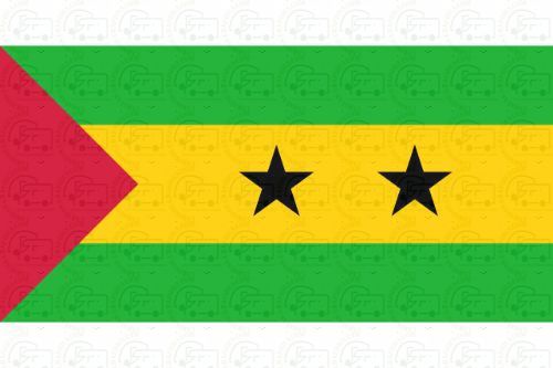 Sao Tome flag sticker