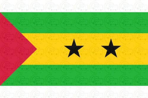 Sao Tome flag sticker