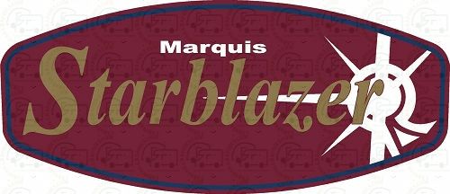Autocruise Starblazer Marquis Oblong Decal Sticker