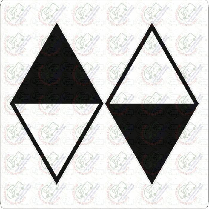 Swift Caravan Diamond Stickers