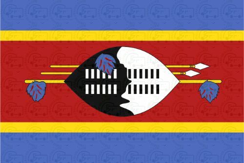 Swaziland Flag Sticker