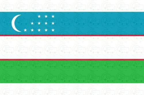 Uzbekistan Flag Sticker