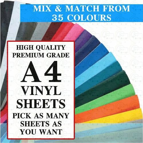 GALLOWAY CRAFTS Vinyl Sheets A4 Size