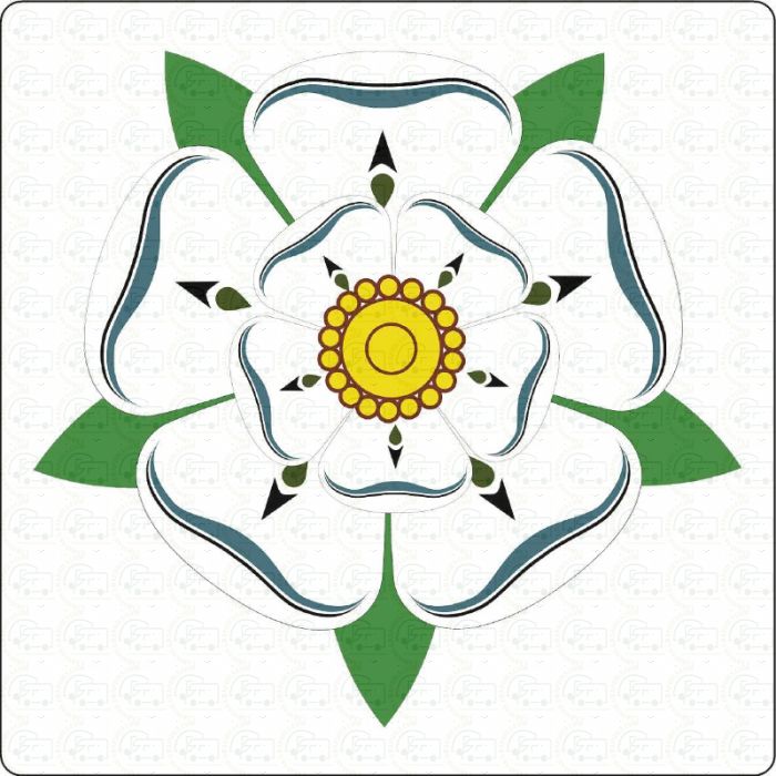 Yorkshire Rose Sticker