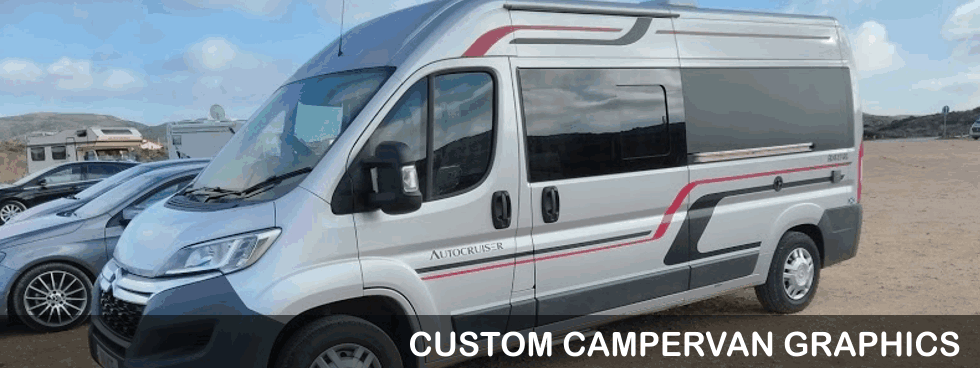 stickers, MOTORHOME graphics Set CAMPER VAN CARAVAN - graphics 04